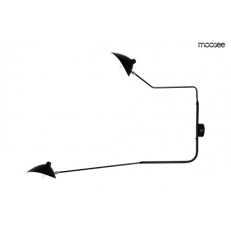 MOOSEE lampa ścienna RAVEN 2 - aluminium, stal węglowa