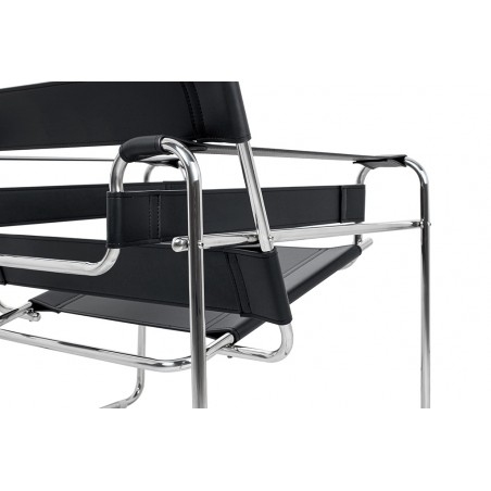 Fotel IVAN czarny - ekoskóra