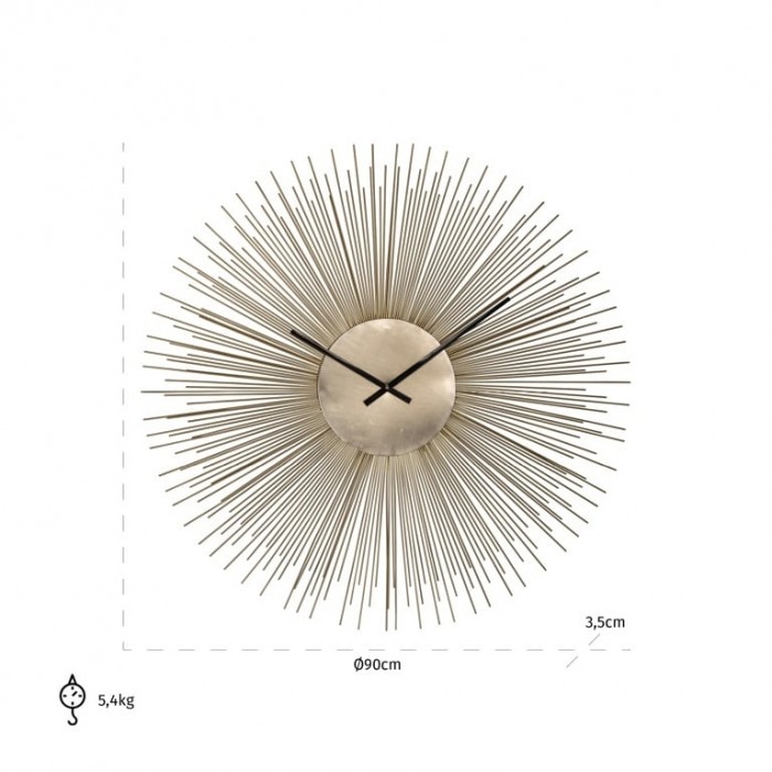 RICHMOND zegar CHASIN złoty