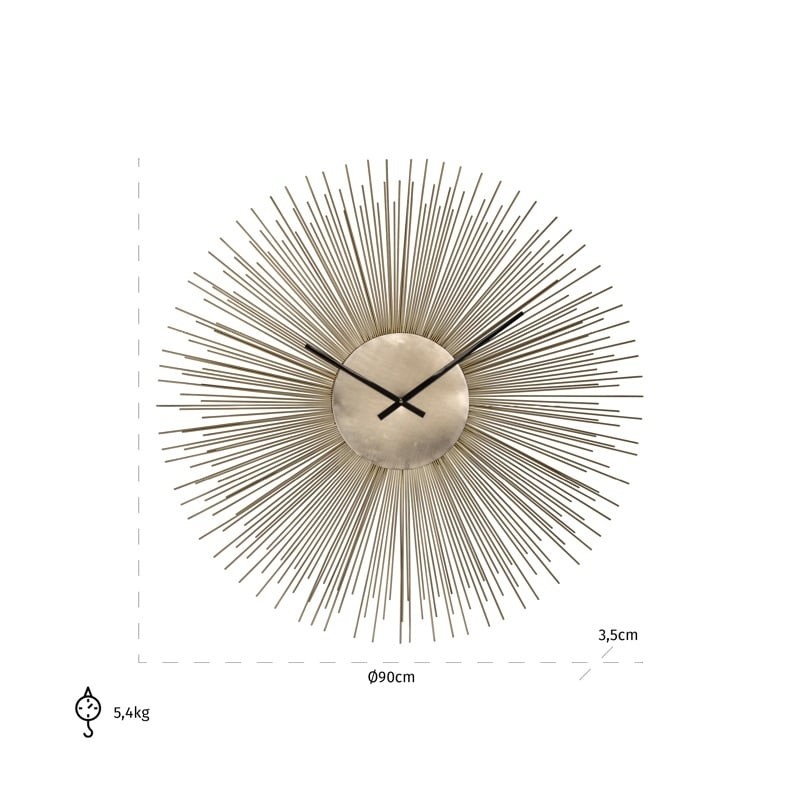 RICHMOND zegar CHASIN złoty