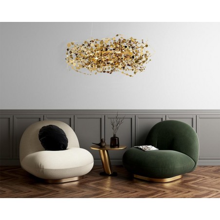 MOOSEE lampa wisząca MONETE 80 złota