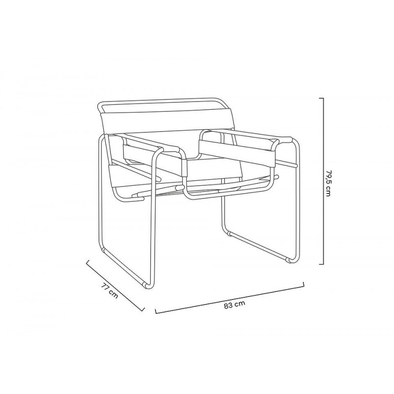 Fotel IVAN czarny - ekoskóra