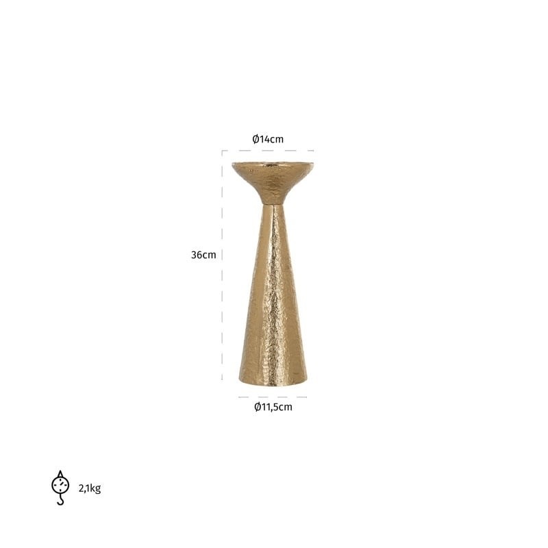 RICHMOND świecznik FELIZ S złoty