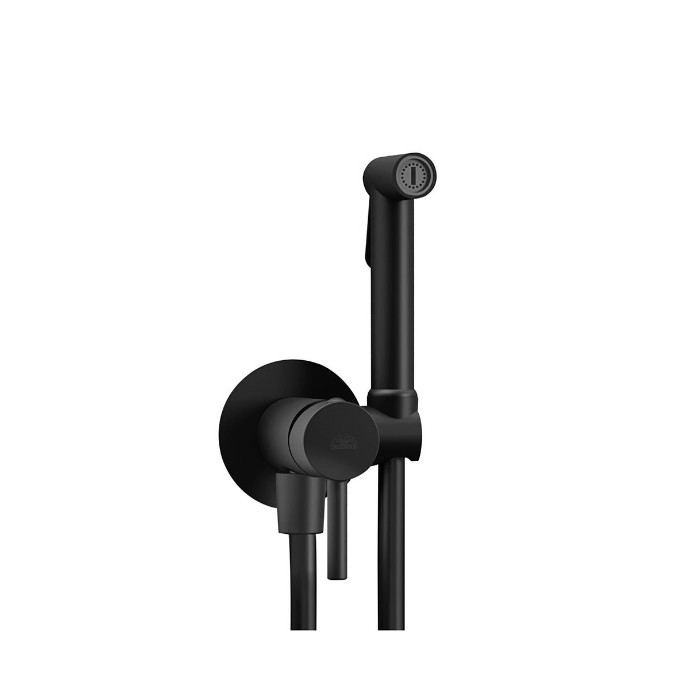 Paffoni Bateria Bidetowa Podtynkowa Sany Czarna