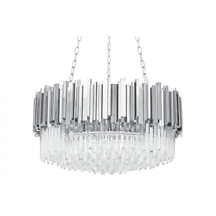 Lampa wisząca IMPERIAL SILVER 80 - stal, kryształ
