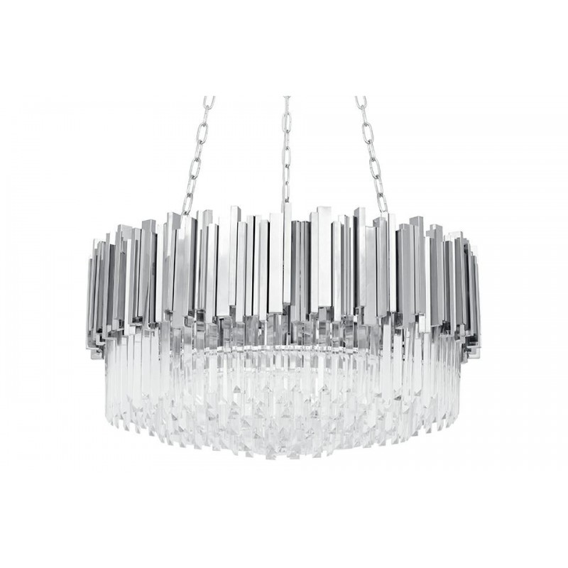Lampa wisząca IMPERIAL SILVER 80 - stal, kryształ