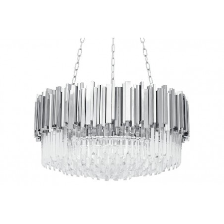 Lampa wisząca IMPERIAL SILVER 80 - stal, kryształ