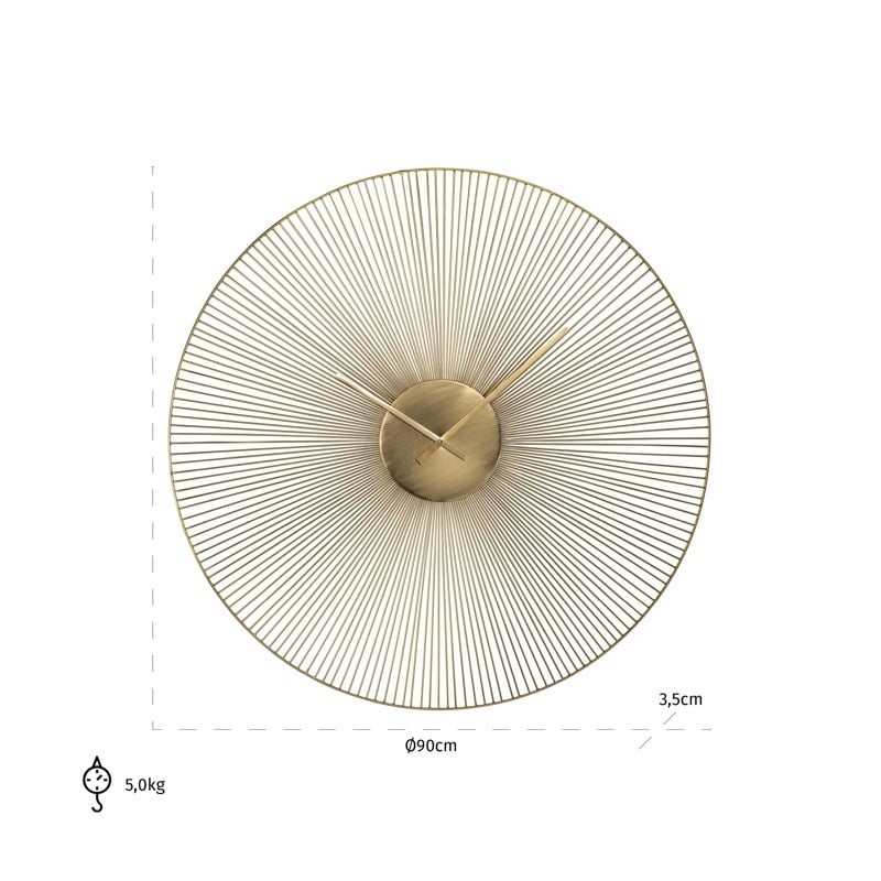 RICHMOND zegar AUDREY złoty