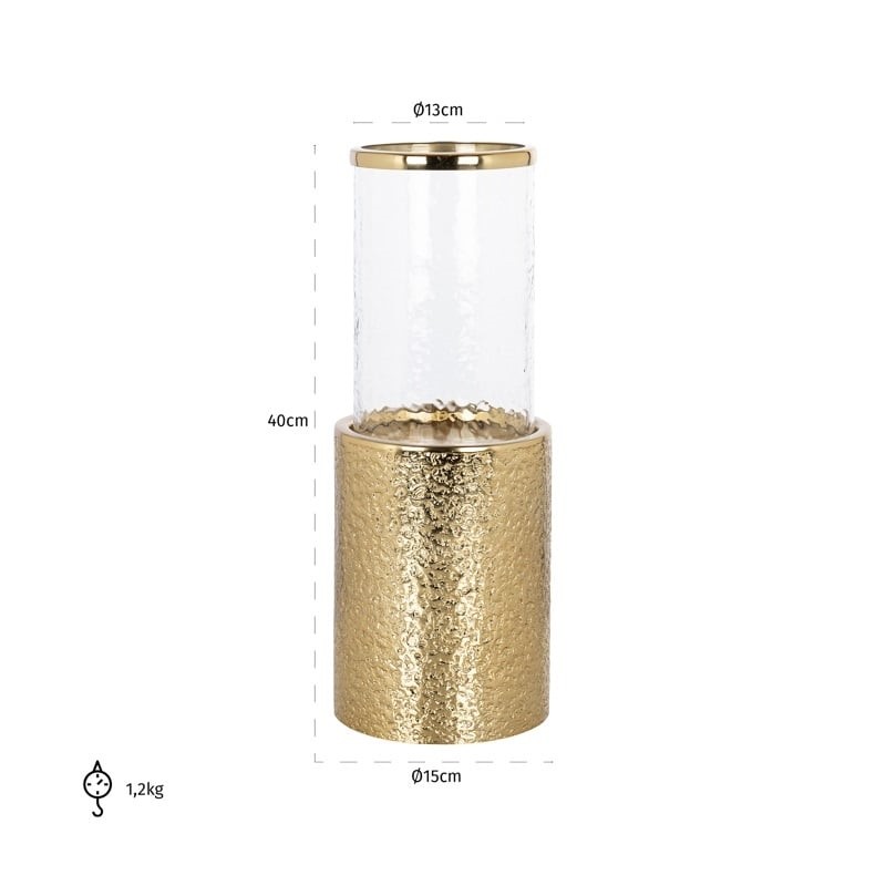 RICHMOND świecznik MARLOU L złoty