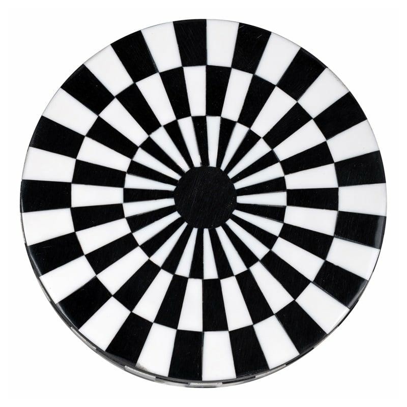 RICHMOND pojemnik dekoracyjny NORE biało-czarny