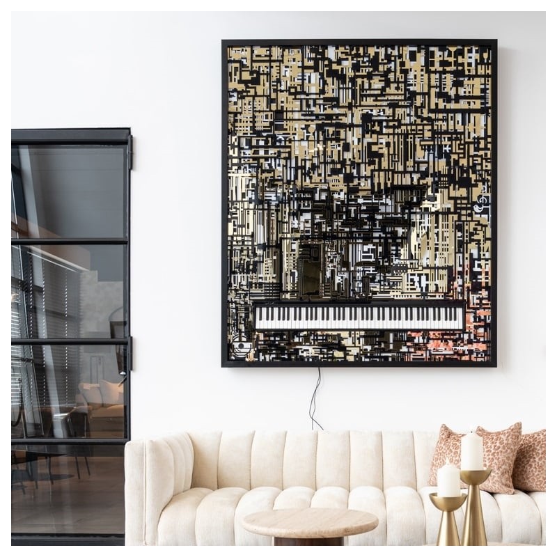 RICHMOND obraz PIANO WIBI 188x158cm (wbudowany instrument)