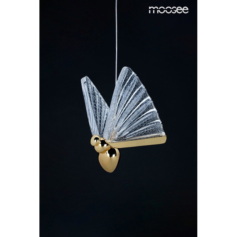 MOOSEE lampa wisząca BUTTERFLY M złota