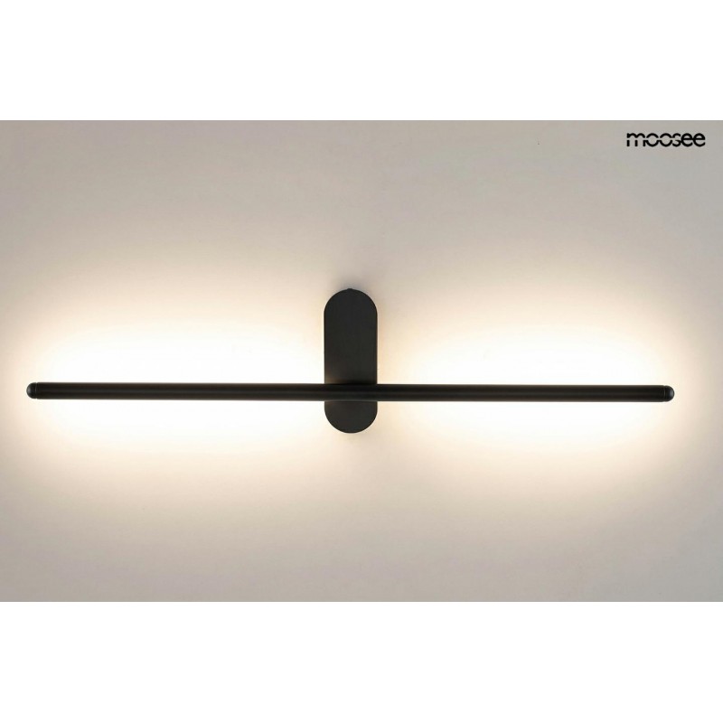 MOOSEE lampa ścienna TOBIA czarna