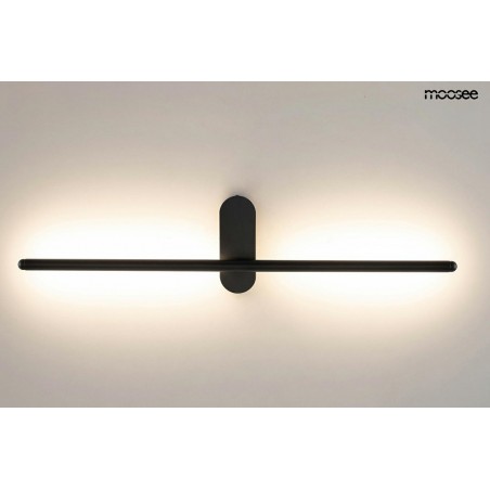 MOOSEE lampa ścienna TOBIA czarna