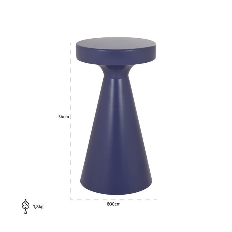 RICHMOND stolik KIMBLE 30 duży fioletowy