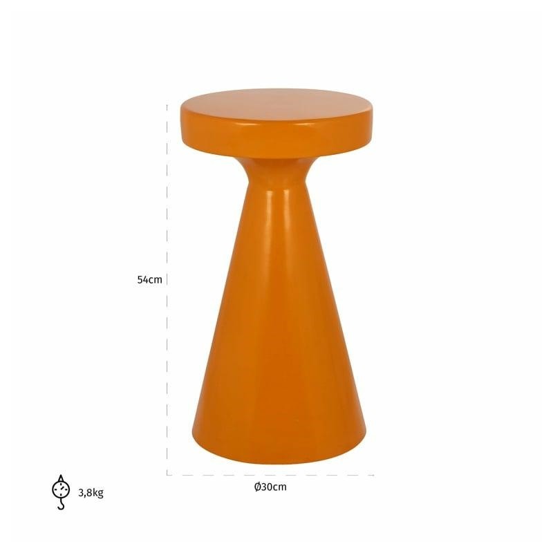 RICHMOND stolik KIMBLE 30 duży pomarańczowy