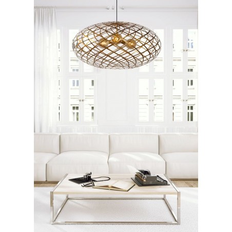 Lucide Lampa wisząca nowoczesna WOLFRAM 21417/99/02 złoty i odcienie złota, czarny