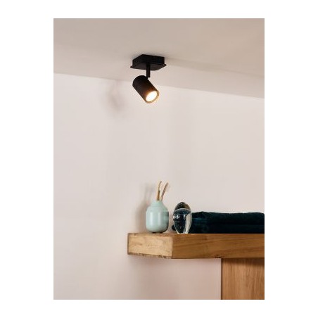 Lucide Lampa łazienkowa sufitowa LENNERT 26958/05/30 czarny