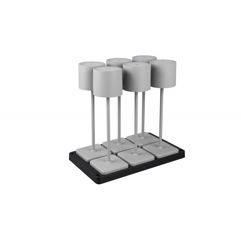 RL Lampa zewnętrzna przenośna FERNANDEZ R54096677 szary i odcienie szarości