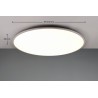 Trio Lampa natynkowa LED YUMA 641719187 srebrny i odcienie srebra