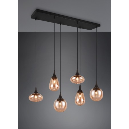 Trio Lampa wisząca nowoczesna LUMINA 317000613 czarny, inny