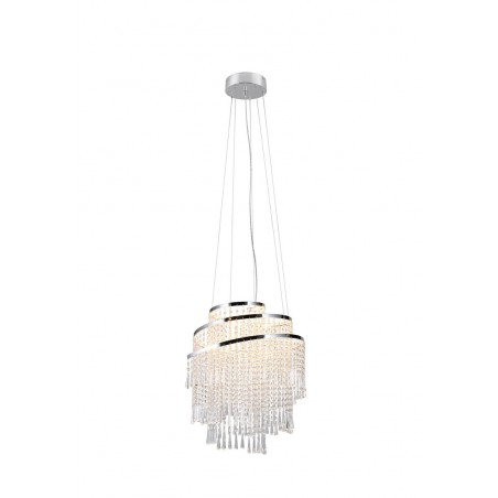 RL Lampa wisząca LED nowoczesna POMP R37349106 srebrny i odcienie srebra