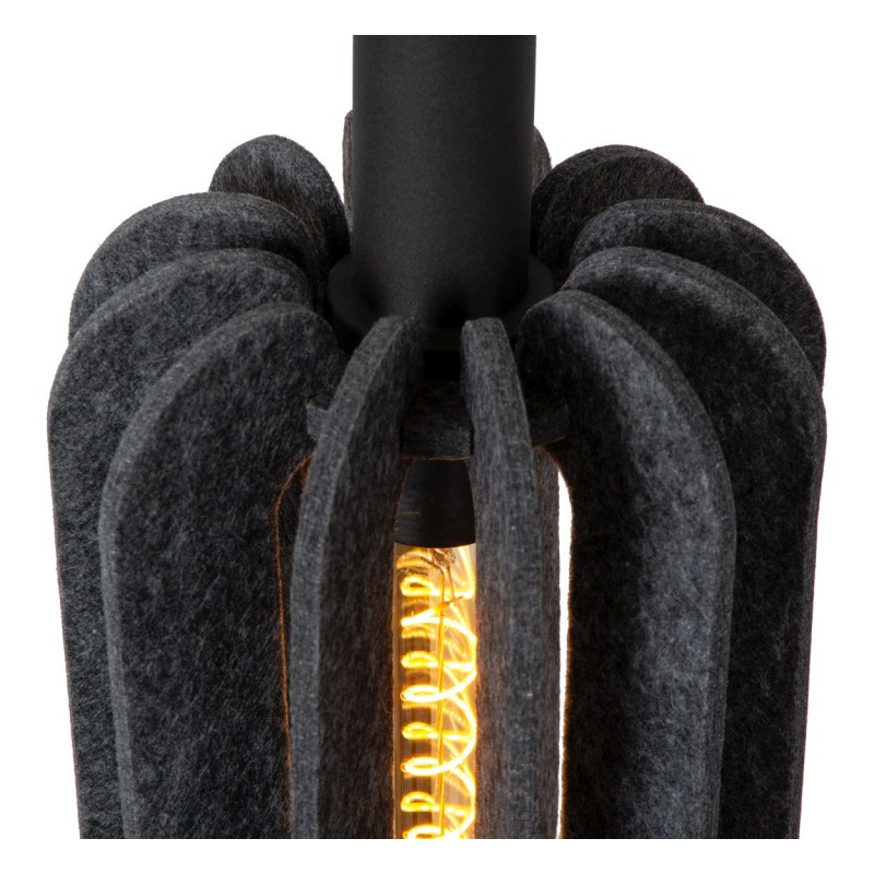 Lucide Lampa wisząca nowoczesna RAFAL 45492/13/36 szary i odcienie szarości, czarny