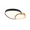 Trio Lampa natynkowa LED RISE 647519280 czarny, złoty i odcienie złota