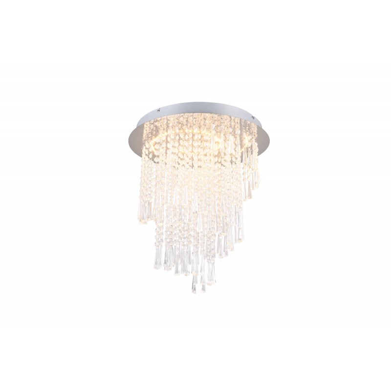 RL Lampa natynkowa LED POMP R67349106 srebrny i odcienie srebra