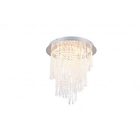 RL Lampa natynkowa LED POMP R67349106 srebrny i odcienie srebra