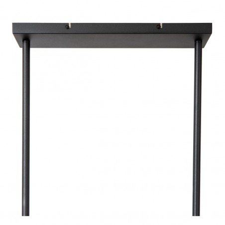 Lucide Lampa wisząca nowoczesna MILONGA 21432/04/30 czarny, drewno jasne i ciemne