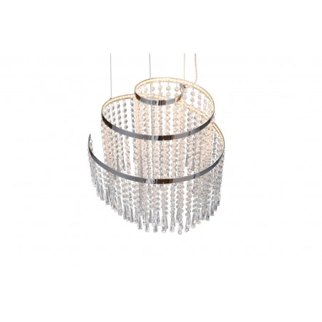 RL Lampa wisząca LED nowoczesna POMP R37341106 srebrny i odcienie srebra