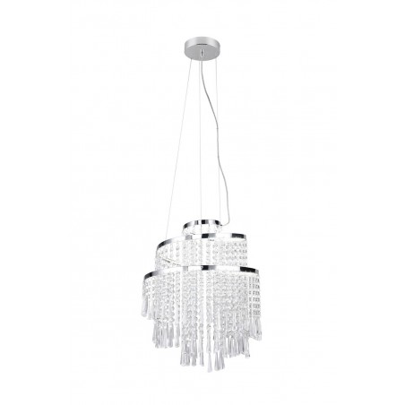 RL Lampa wisząca LED nowoczesna POMP R37341106 srebrny i odcienie srebra
