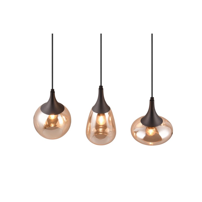 Trio Lampa wisząca nowoczesna LUMINA 317000313 czarny, inny