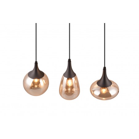 Trio Lampa wisząca nowoczesna LUMINA 317000313 czarny, inny
