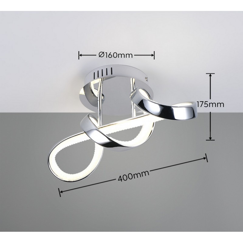 RL Kinkiet PADUA R27281106 srebrny i odcienie srebra