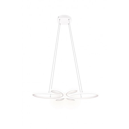 Trio Lampa wisząca LED nowoczesna FLY 345619131 biały