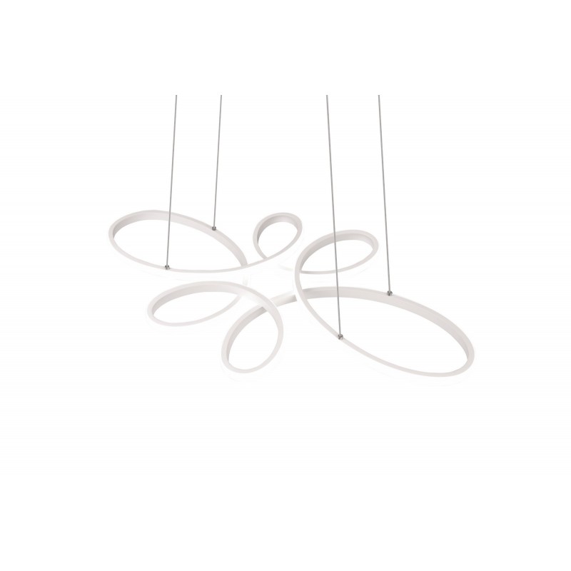 Trio Lampa wisząca LED nowoczesna FLY 345619131 biały