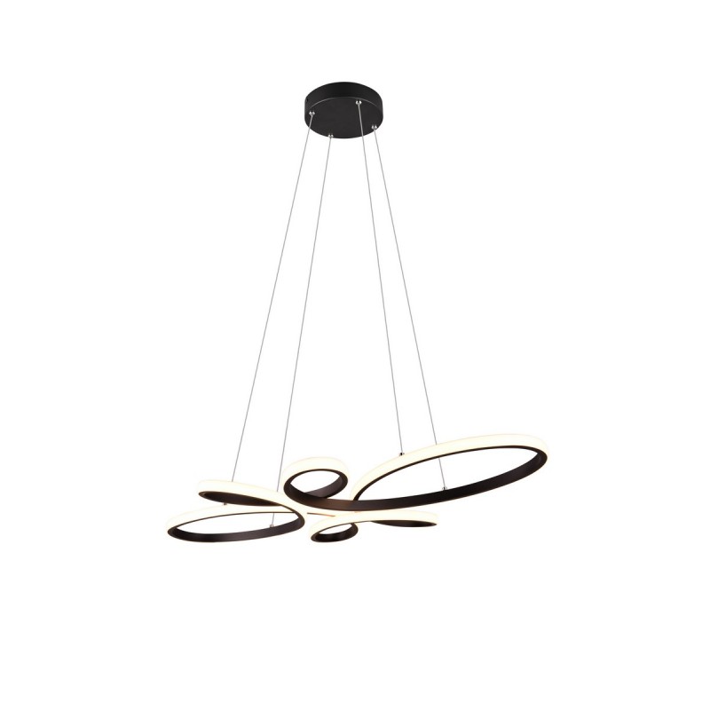 Trio Lampa wisząca LED nowoczesna FLY 345619132 czarny