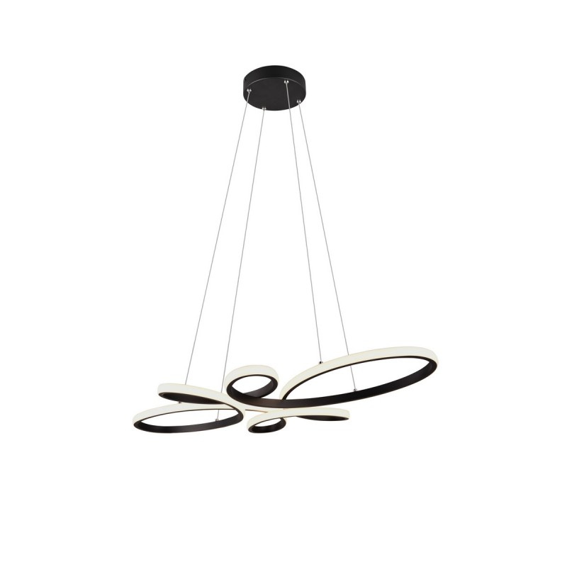 Trio Lampa wisząca LED nowoczesna FLY 345619132 czarny