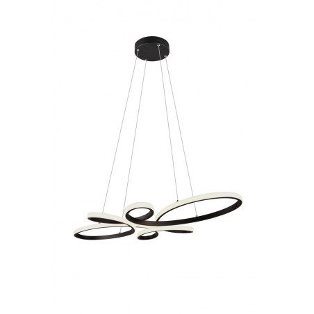Trio Lampa wisząca LED nowoczesna FLY 345619132 czarny