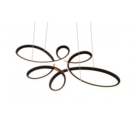 Trio Lampa wisząca LED nowoczesna FLY 345619132 czarny