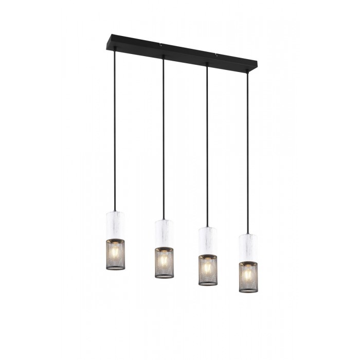 Trio Lampa wisząca nowoczesna TOSH 304300434 czarny, biały