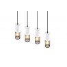 Trio Lampa wisząca nowoczesna TOSH 304300434 czarny, biały