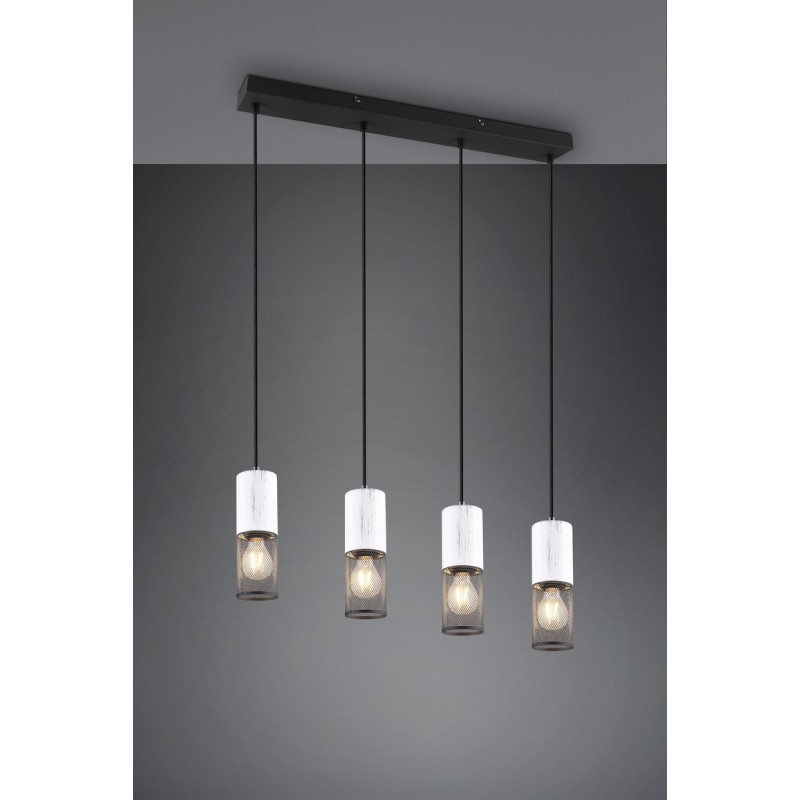Trio Lampa wisząca nowoczesna TOSH 304300434 czarny, biały