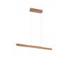 Trio Lampa wisząca LED nowoczesna HELIOS 343310165 brązowy i odcienie brązu