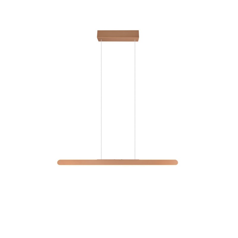 Trio Lampa wisząca LED nowoczesna HELIOS 343310165 brązowy i odcienie brązu