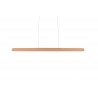 Trio Lampa wisząca LED nowoczesna HELIOS 343310165 brązowy i odcienie brązu