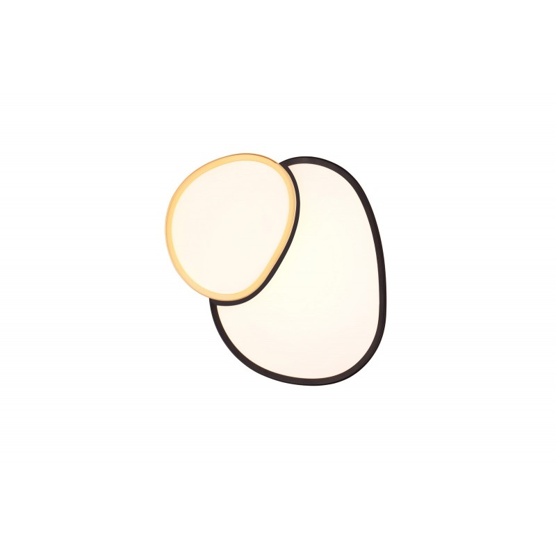 Trio Lampa natynkowa LED RISE 647510280 czarny, złoty i odcienie złota