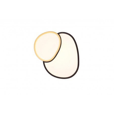 Trio Lampa natynkowa LED RISE 647510280 czarny, złoty i odcienie złota